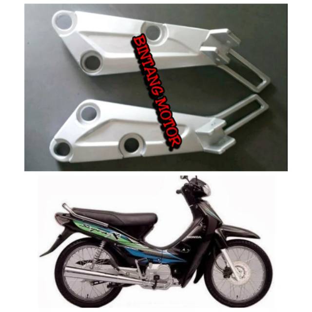 Bustep belakang/pijakan kaki honda supra x - supra fit lama