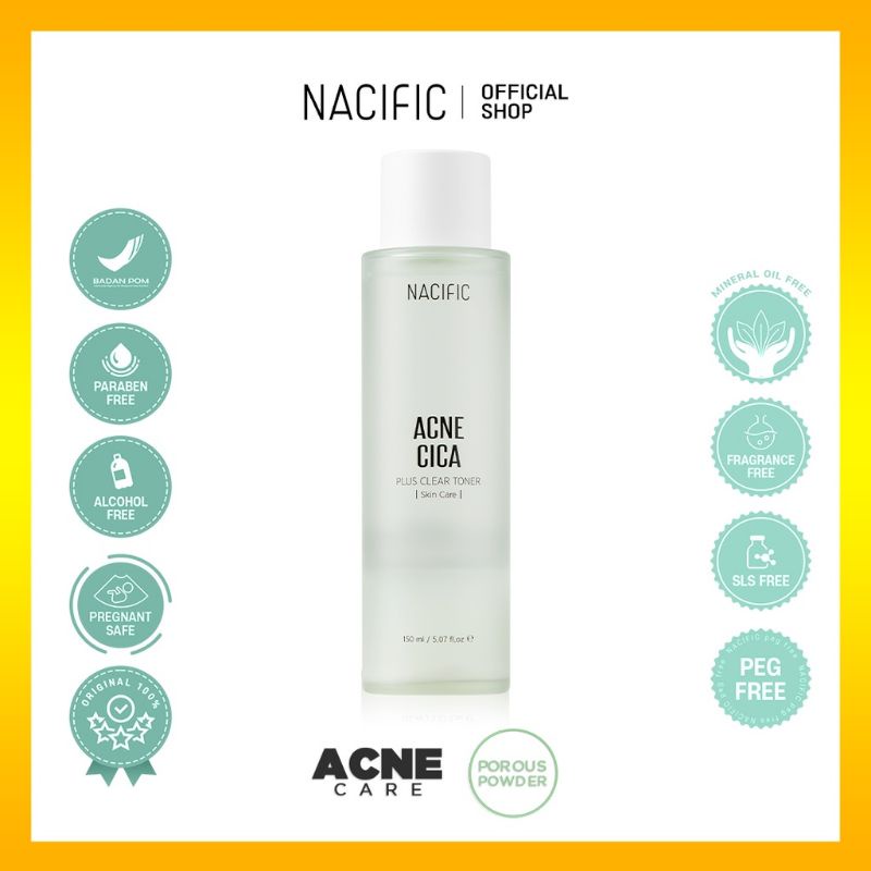 NACIFIC ACNE CICA PLUS CLEAR TONER SKIN CARE