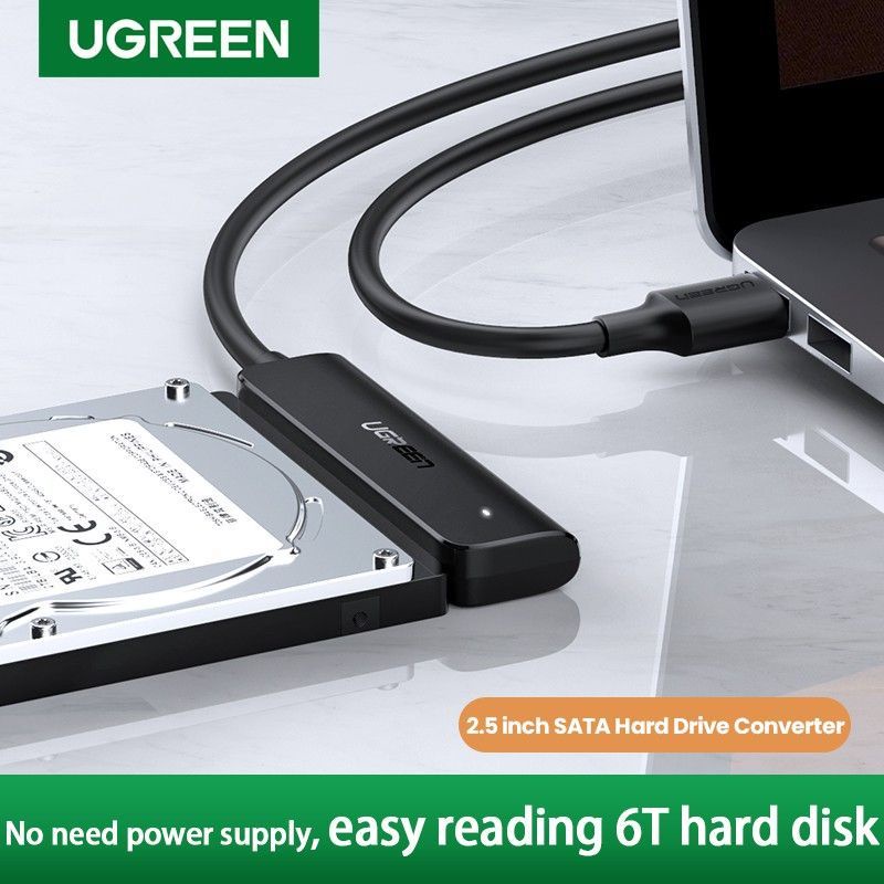 UGREEN Kabel USB 3.0 to SATA 2,5" HDD/SSD Cable Converter Harddisk 2.5" 5Gbps speed
