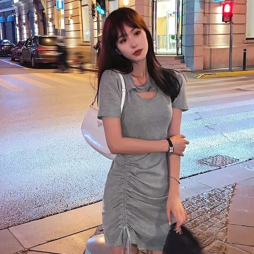 [Premium]Korean Basic Mini Dress 2488 (S/M/L)