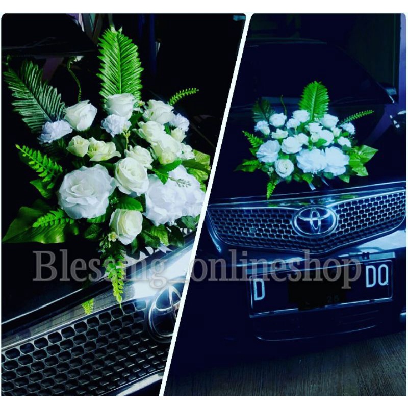BUNGA MOBIL PENGANTIN/ WEDDING CAR DECORATION