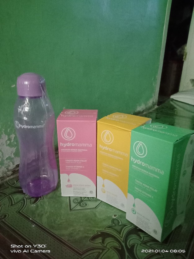 Paket 3 Box Hydromamma gratis Tumbler Original Hydromama