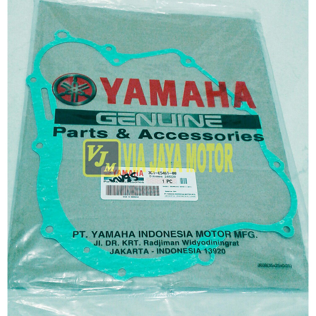 VJM PAKING PACKING GASKET KOPLING KANAN VIXION LAMA OLD NEW NVA NVL MX KING R15 ORI ORIGINAL YAMAHA