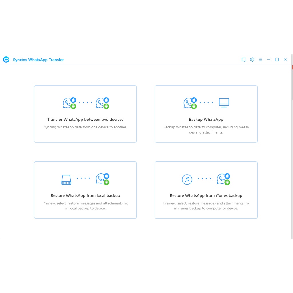 SYNCIOS - Aplikasi Untuk Transfer Dan Backup Data WA Dari Android Iphone DrZerp DrFone Dr Fone Untuk WIN