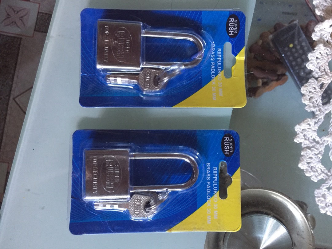 Gembok Nikel Panjang Rush 30 Mm