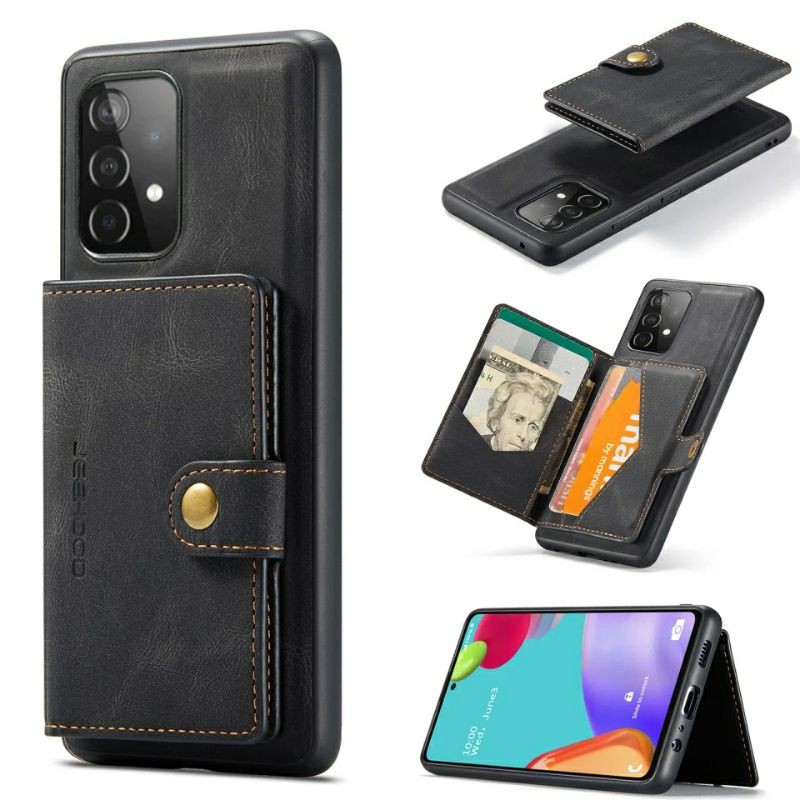 Original Case Samsung Galaxy A52 / A72 2021 Case Flip Cover Wallet Case Dompet Card