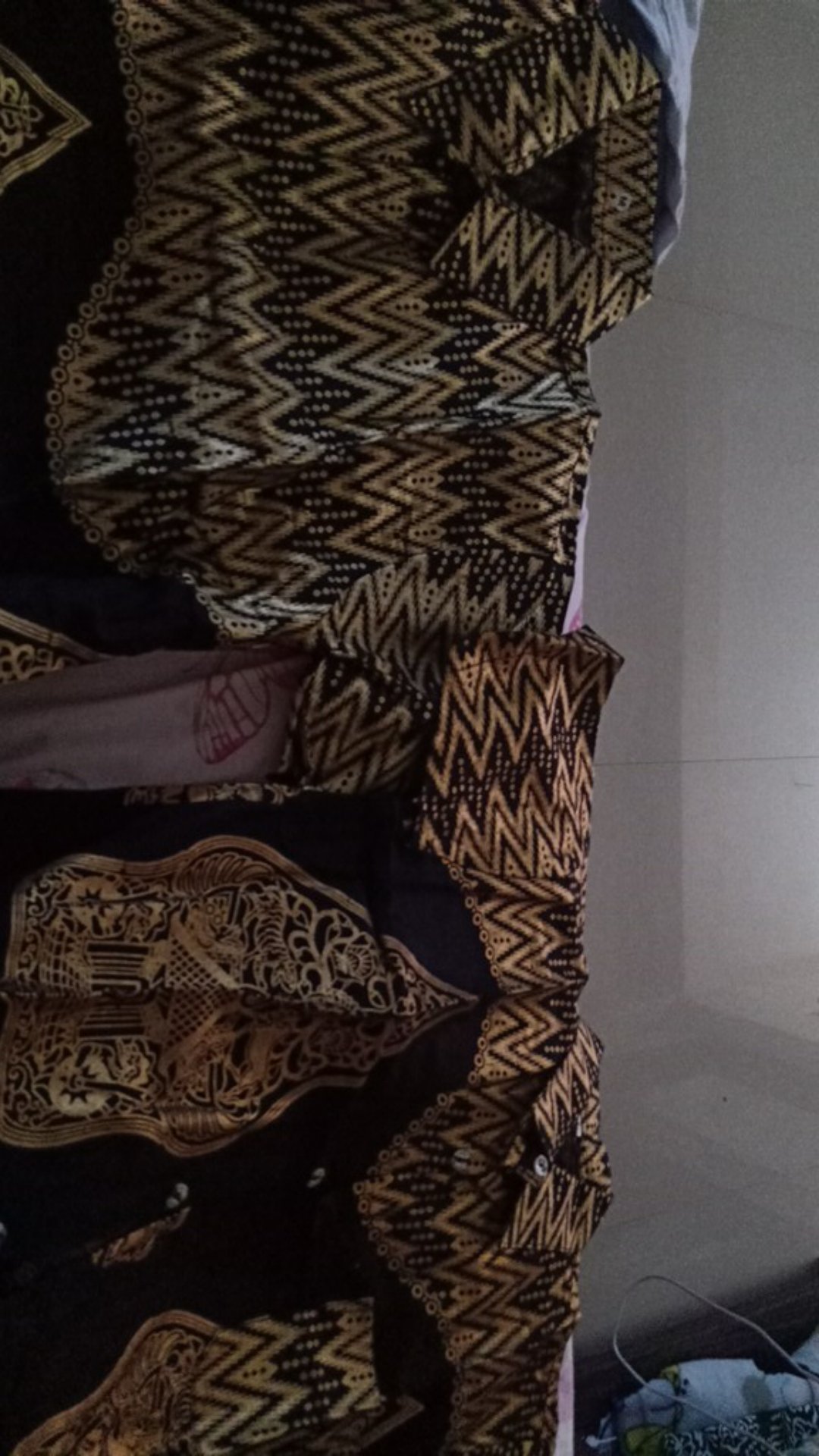 Baju Batik Couple Keluarga Motif Prada Wayang Bisa Pisah Batik Anak