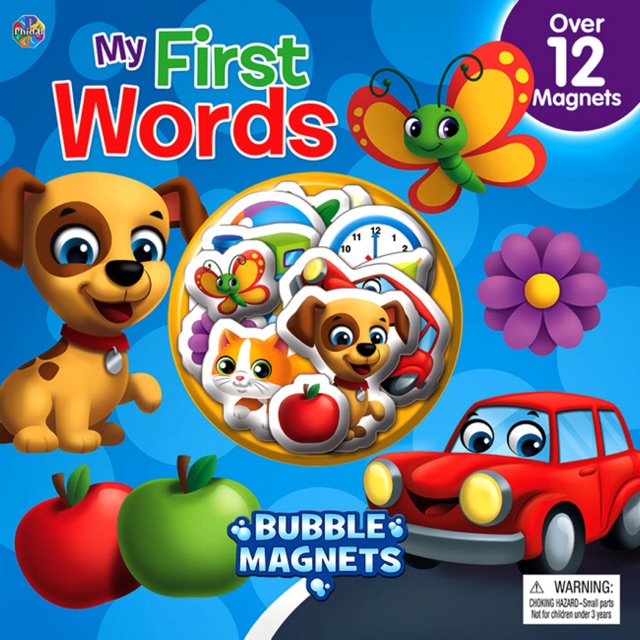 

My First Words Bubble Magnets Board Book Over 12 Magnets