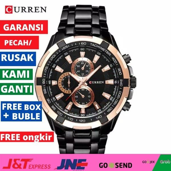 Jam Tangan Pria CURREN 8023 Bisa Bayar COD Best seller