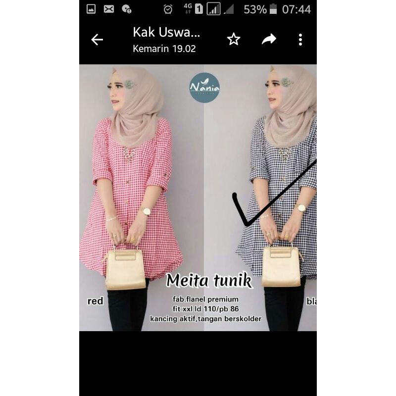 TUNIK  DEWASA MEITA BY ELOKA.