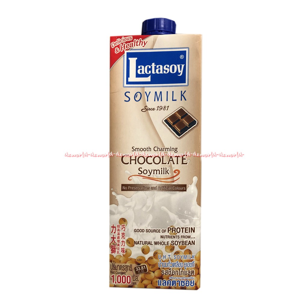 Lactasoy Soymilk 1L Susu UHT Laktasoy Siap Minum Lacto Soy Susu Soya Kedelai Siap Minum Konsumsi