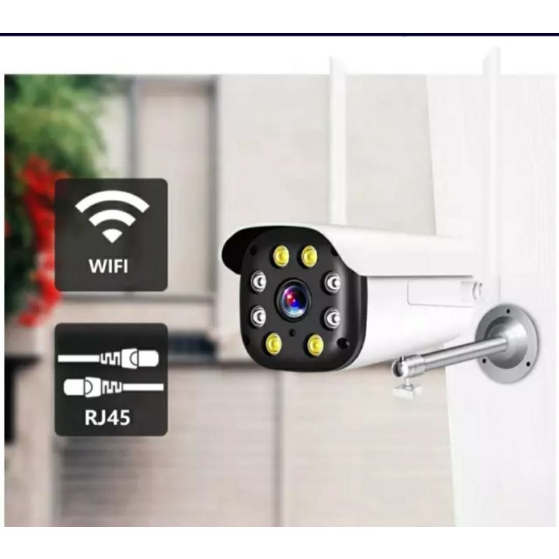 IP Camera CCTV Outdoor YOOSEE Wireless Wifi praktis Online Lensa 8 MP