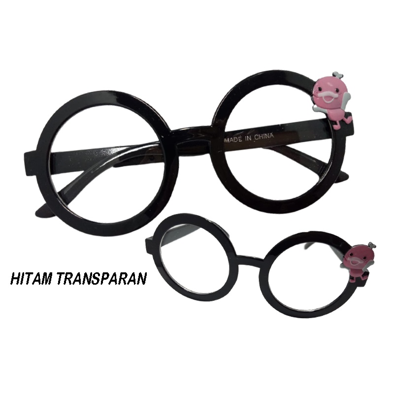 BARU Kacamata anak anak frame bulat boboho karakter kaca mata anak fashion lucu kacamata hitam anak kacamata unisex style korea aksesoris fashion frame sunglasses import