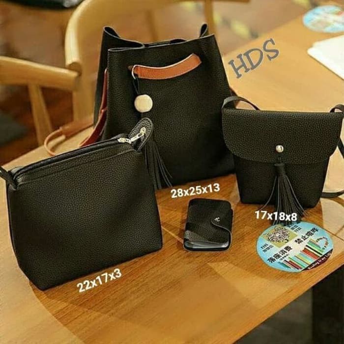 SET TAS SERUT WANITA TOTE BAG SERUT ISI 2 - SET03