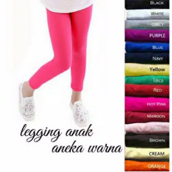 (BISA COD)Celana Legging Anak Usia 4th - 7th LEggING panjang ANAK/Lejing panjang anak