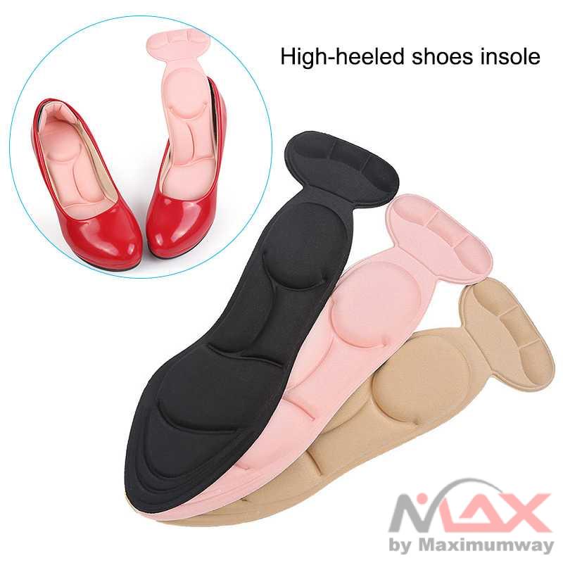 Insole Sepatu Hak Tinggi Wanita Alas Kaki High Heels Breathable Super empuk Sangat Nyaman pelapis Sepatu sol tinggi cewek inshole insol insole sepatu hak tinggi sepasang 1 pair sepatu model tinggi 2pcs Insole Pad Inserts Heel Post Back Breathable