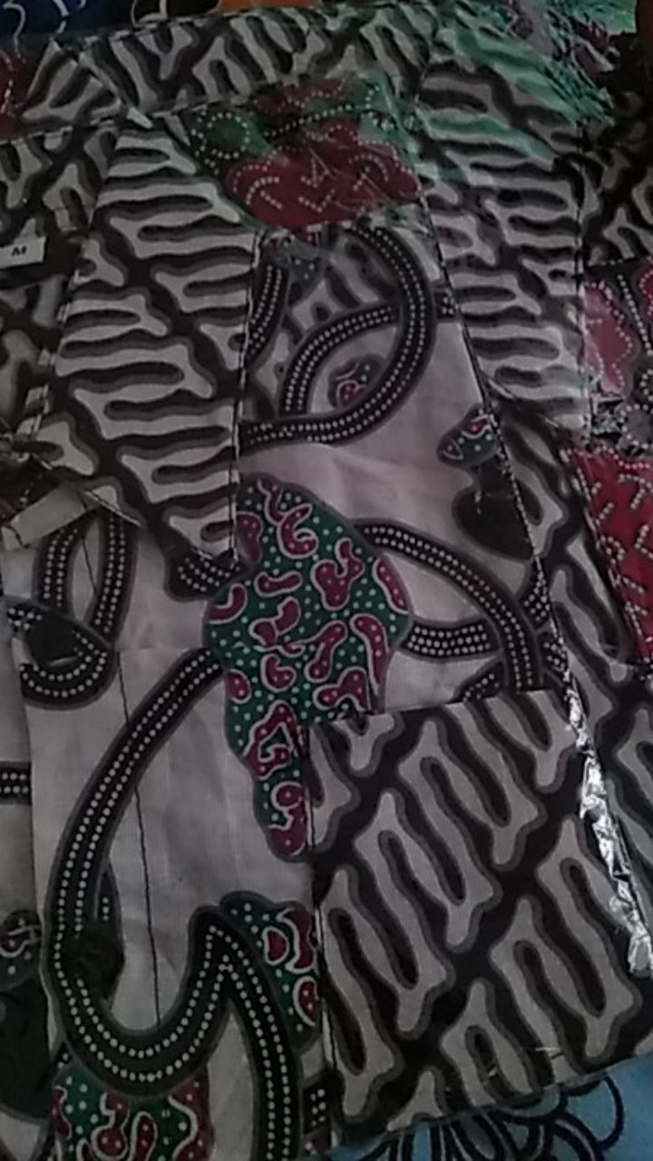 Batik Couple Keluarga Sania Ruffle Ori Ndoro Jowi Dnt Batik Pekalongan