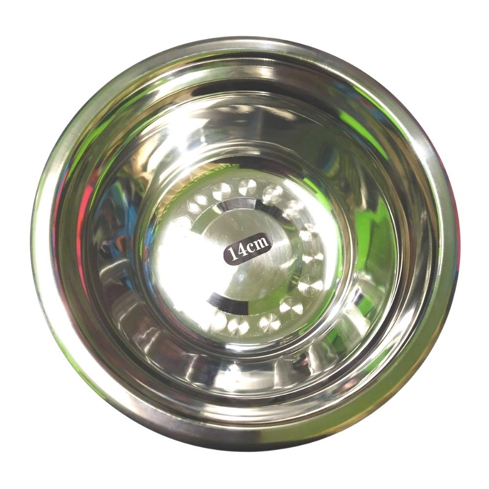 Baskom/Mangkuk stainless diameter 14 cm awet tahan lama anti karat