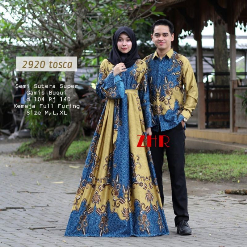 MAURA COUPLE CP SEMI SUTRA BAJU COUPLE PASANGAN COUPLE GAMIS MURAH COUPLE GAMIS COUPLE BATIK HALUS