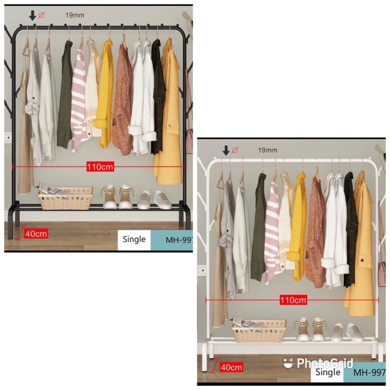 ( Big stand hanger single) Rak Gantungan Baju, Celana,Tas,Serbaguna, Jemuran, Portable Rak murah