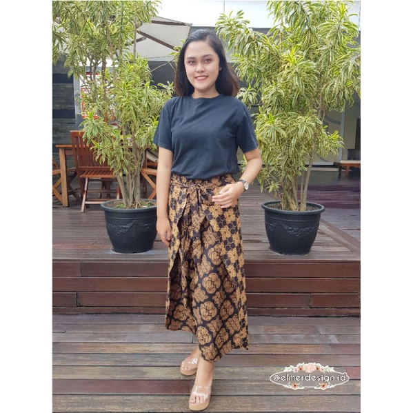Celana Kulot Batik | Batik Coklat | Celana Kulot Kekinian | Kulot Batik Modern