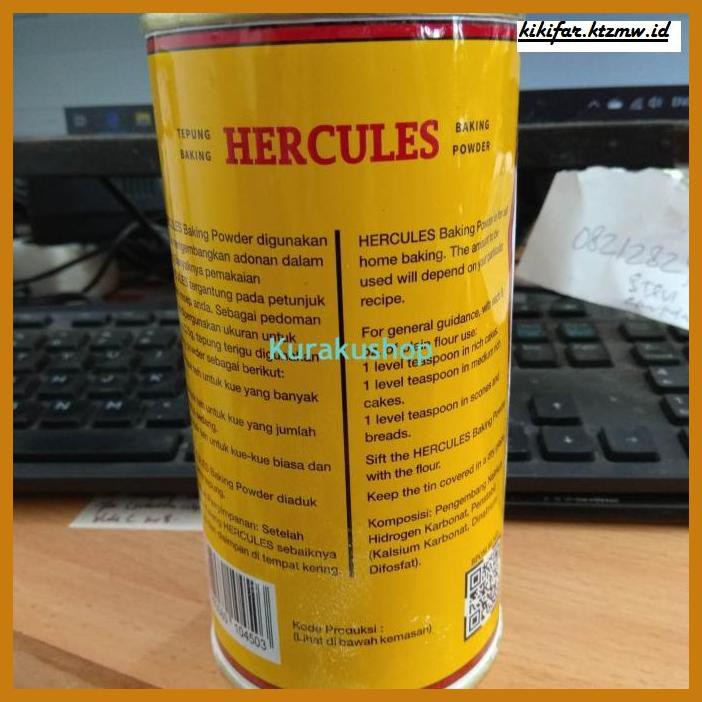 

Redwop-Gnikab- Hercules Baking Powder Double Acting 450 G -Hallall.