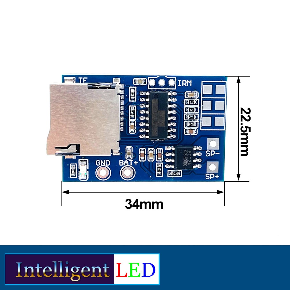 TF MP3 Player Decoder Board 2W Mono for Arduino 3.7-5V