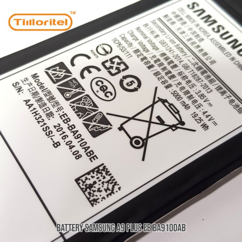 BATTERY SAMSUNG A9 PLUS