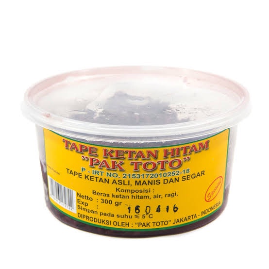 

KETAN-BERAS- TAPE KETAN HITAM PAK TOTO 300G -BERAS-KETAN.