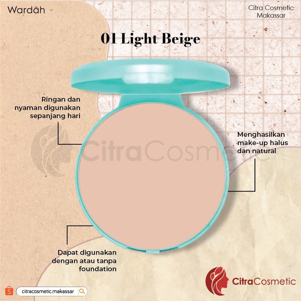 Wardah Refill Luminous Two Way Cake Series 12 Gr