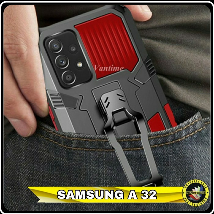 Case Samsung Galaxy A 52 A52 Hardcase KickStand Robot Cover Outdoor