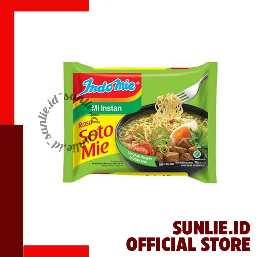 

Indomie kuah rasa soto mie