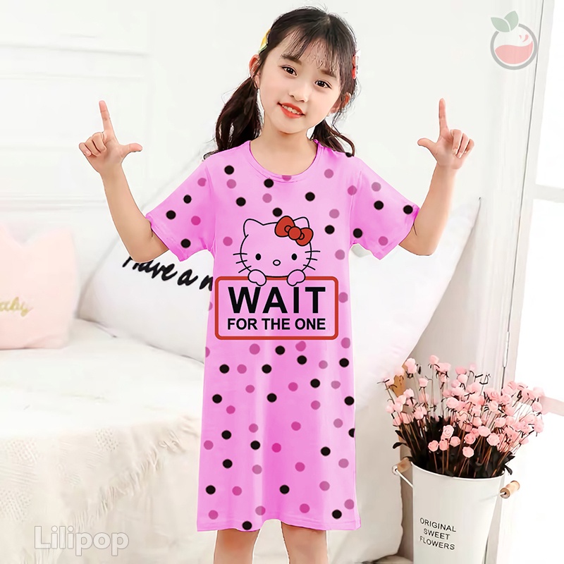 Baju Tidur Anak Daster Perempuan Usia 2 - 7 Tahun Terusan