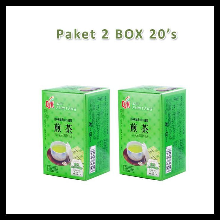 

Cuci Gudang Osk Japanese Green Tea 20'S Paket 2 Box