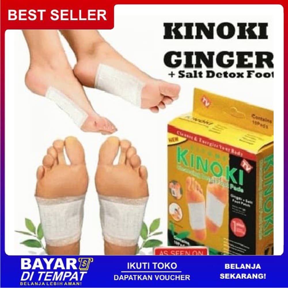 KINOKI GOLD detox foot pads Koyo penyerap racun dalam tubuh FF