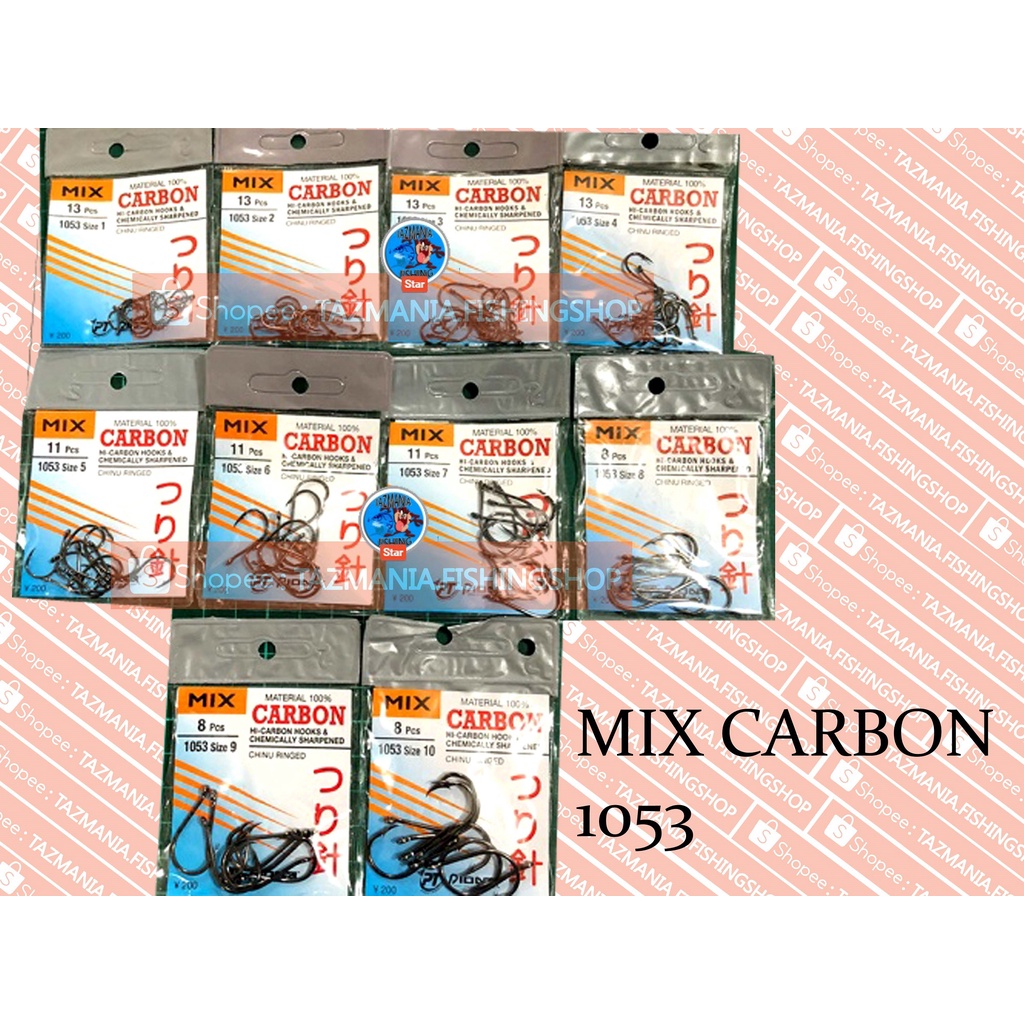 Kail Pancing Mix Carbon 100% Pioneer 1053 Chinu Ring