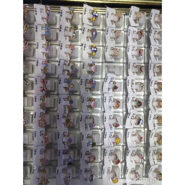 cincin emas anak semar nusantara 10 karat 0.8gram
