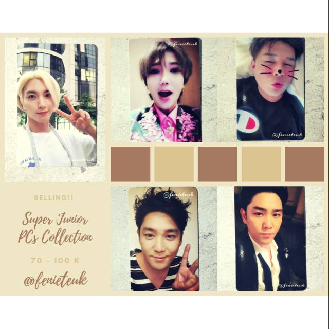 OFFICIAL SUPER JUNIOR Photocard