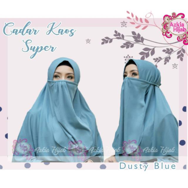 CADAR NIQAB TALI BAHAN KAOS AZKIA HIJAB