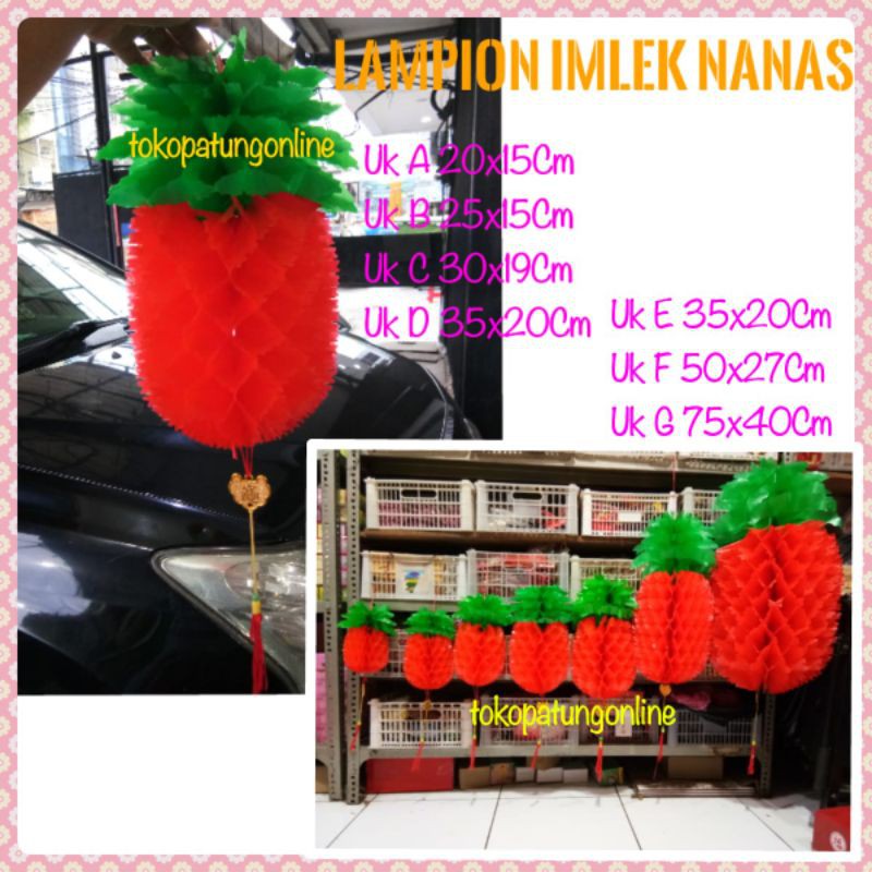 Lampion Nanas IMLEK SIZE sedang