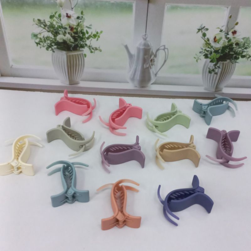 Jedai Ikan Jepit Rambut Doff Jepitan Polos