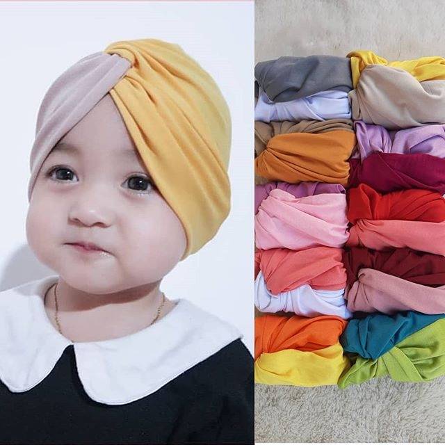 Turban Salsa Beda Warna | Turban Anak | Turban Lucu