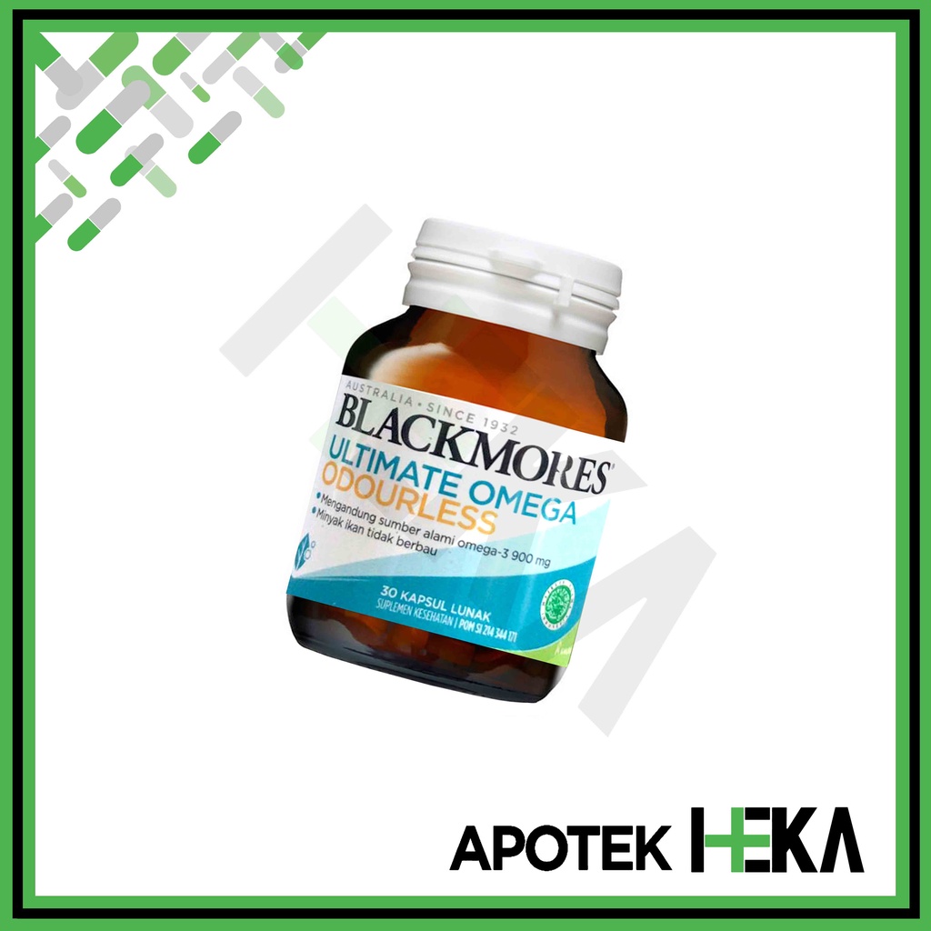 Blackmores Ultimate Omega Odourless 30 Kapsul Lunak (SEMARANG)