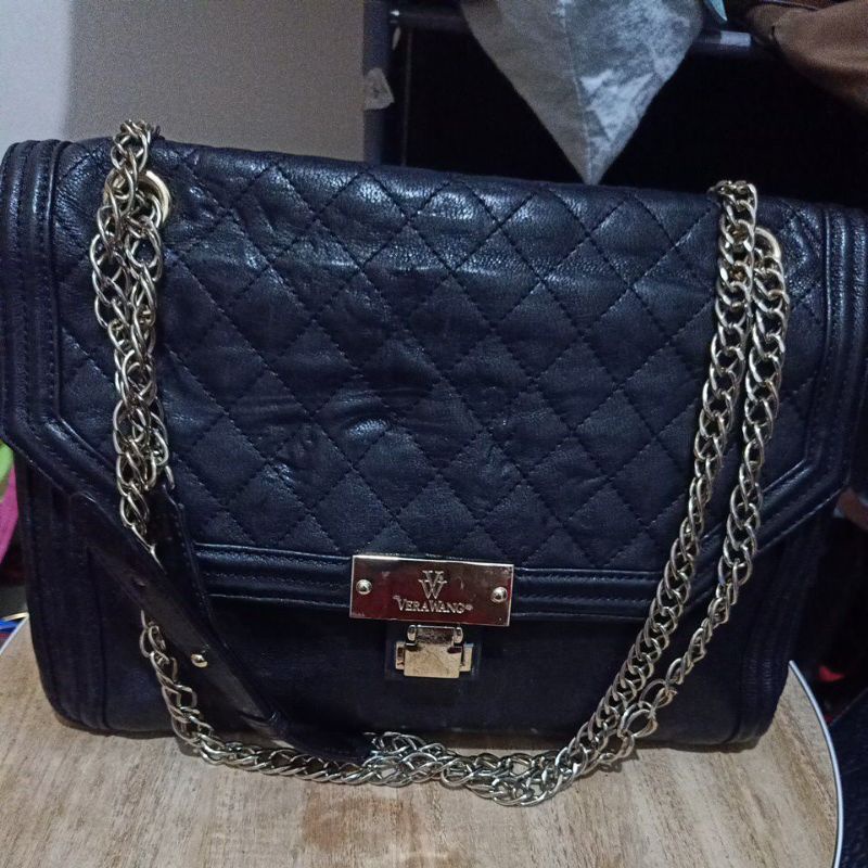 Tas Preloved Sling Rantai Branded Vera Wang