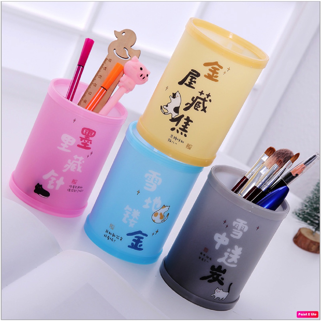 Kotak Pensil, Tempat Pensil Motif Korea, Kotak Pulpen Alat Tulis Kantor ATK