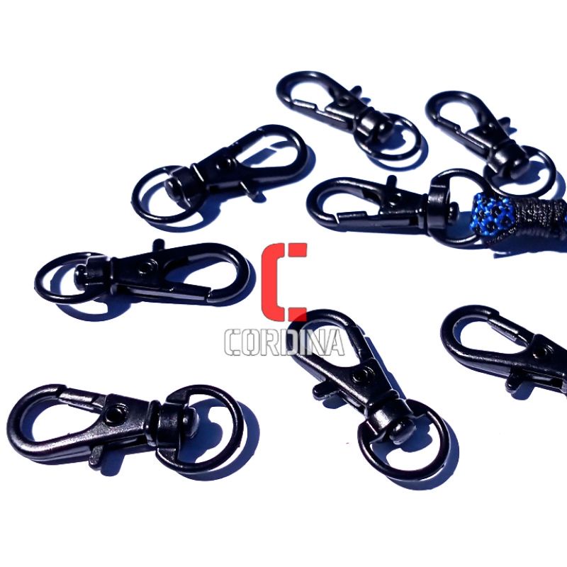 Kew Kew Carabiner Mini Rotary Gantungan Kunci Strap Masker Aksesoris Outdoor