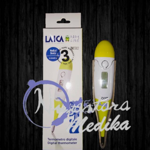 Thermometer Digital Original Flexible Laica TH3302 / Alat Ukur Suhu Badan Laica TH-3302