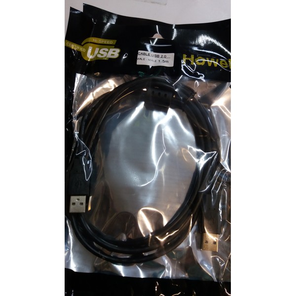 KABEL USB MALE TO USB MALE 1.5M HOWELL