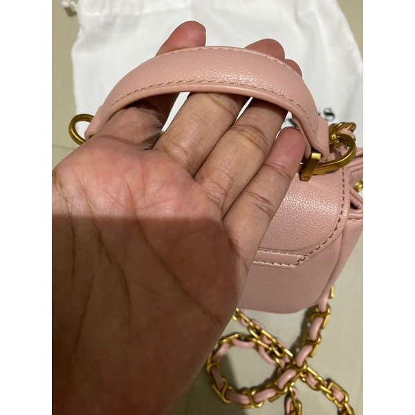 BUTTONSCARVES PRELOVED Alma flap bag Micro - Rose