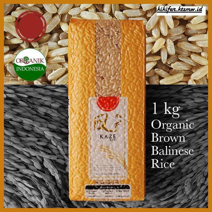 

ANEKA-BERAS- 1 KG BERAS COKELAT BALI ORGANIK - KAZE RICE -BERAS-SEHAT.